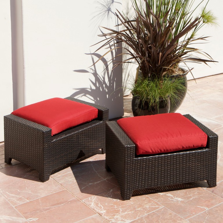 Cantina 7piece Sofa Seating Set With Chairs, Ottomans, Side Table and