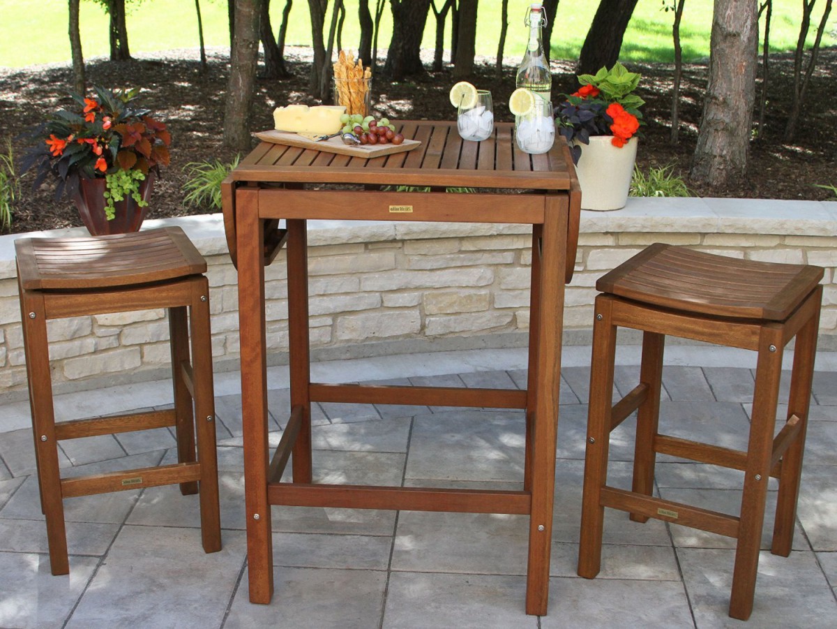 Outdoor Interiors 2-4-6 Folding Pub Table