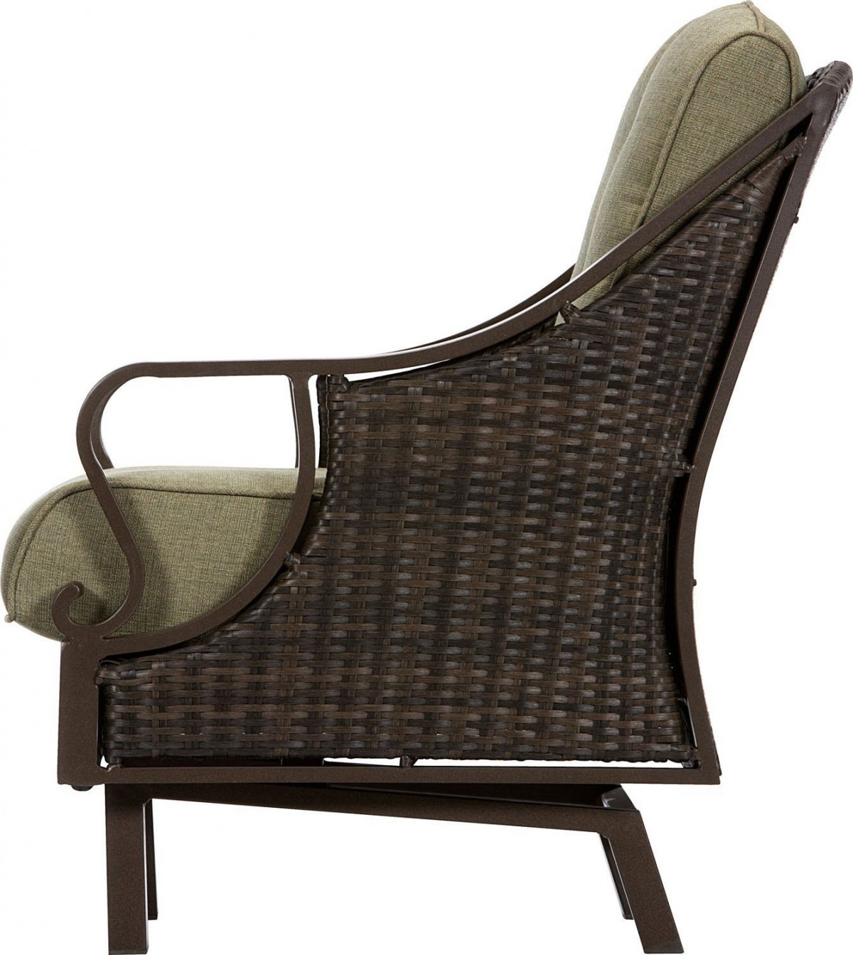 Hanover Ventura 4 Piece Wicker Outdoor Conversation Set