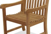 Amazonia Teak Newcastle Outdoor Patio Teak Armchair