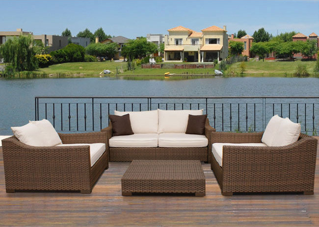 Lexington All-weather Aluminum Wicker Patio Set