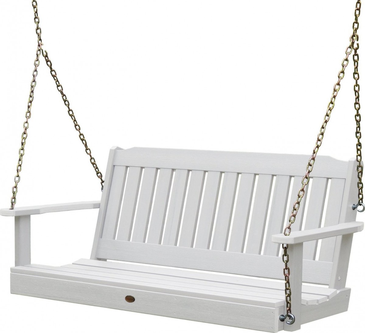 Highwood Outdoor Synthetic / Plastic Wood Porch Swing Set
