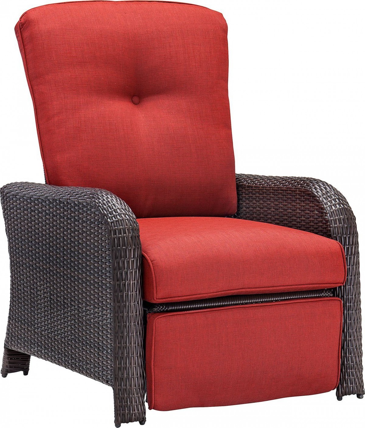 Hanover Strathmere Luxury Wicker Outdoor Recliner Chair