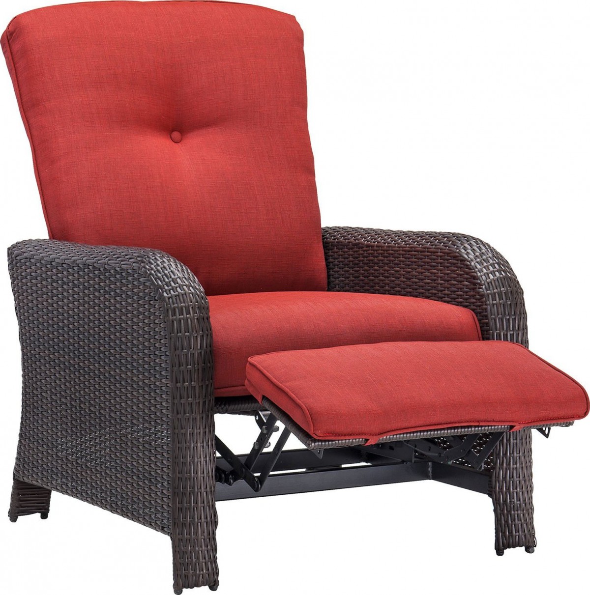 Hanover Strathmere Luxury Wicker Outdoor Recliner Chair