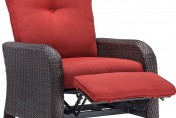 Hanover Strathmere Luxury Wicker Outdoor Recliner Chair