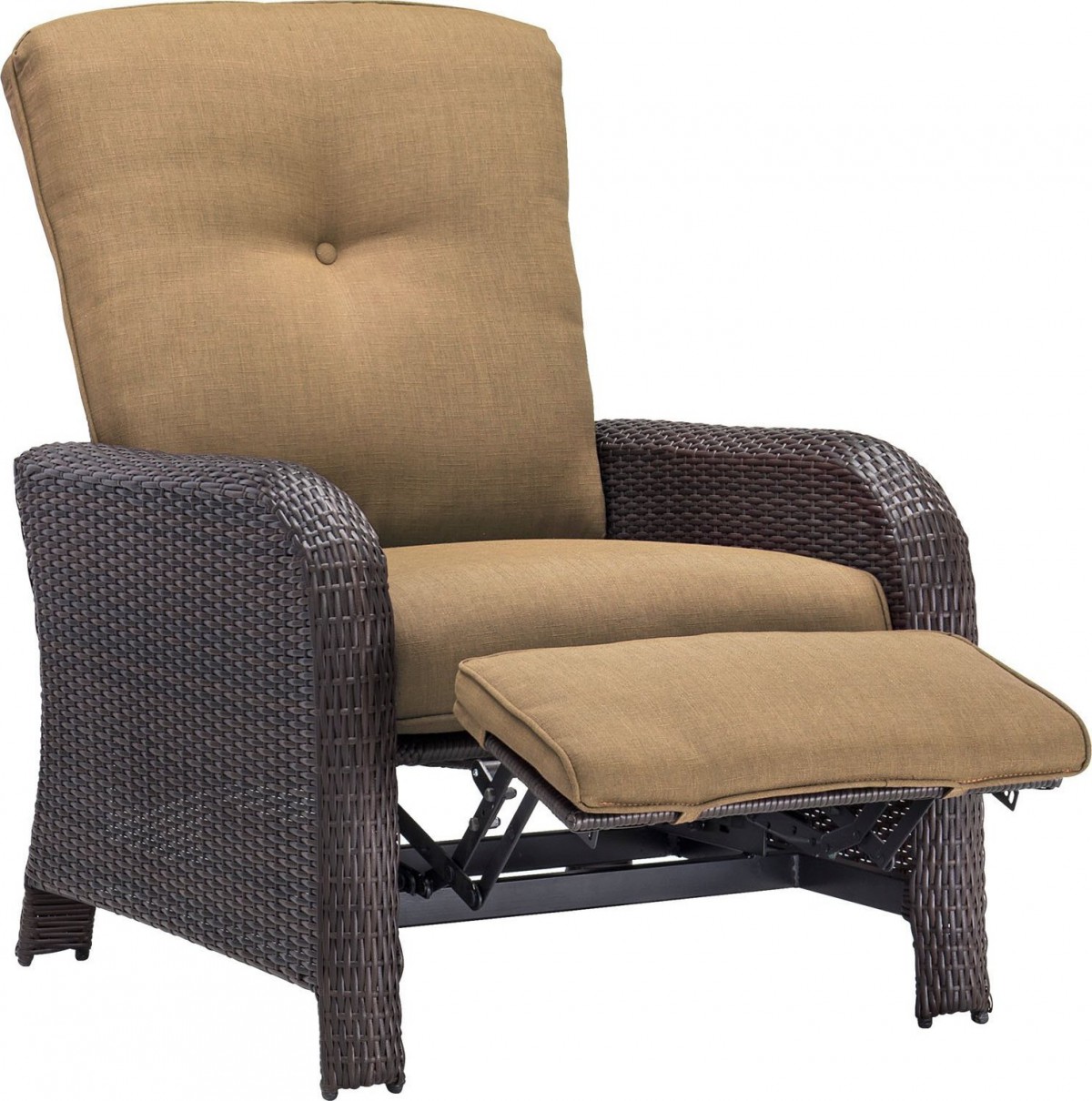 Hanover Strathmere Luxury Wicker Outdoor Recliner Chair