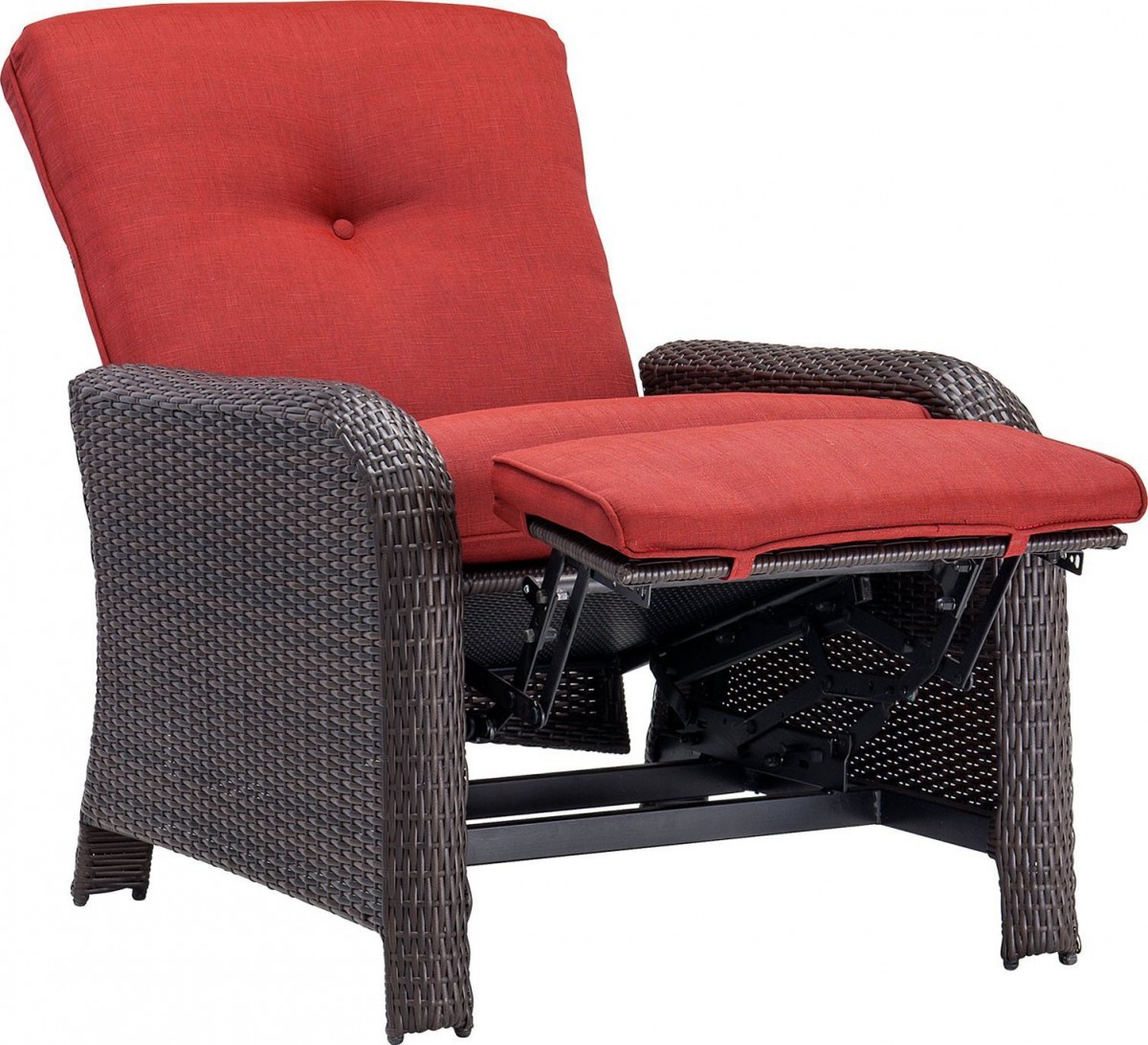 Hanover Strathmere Luxury Wicker Outdoor Recliner Chair