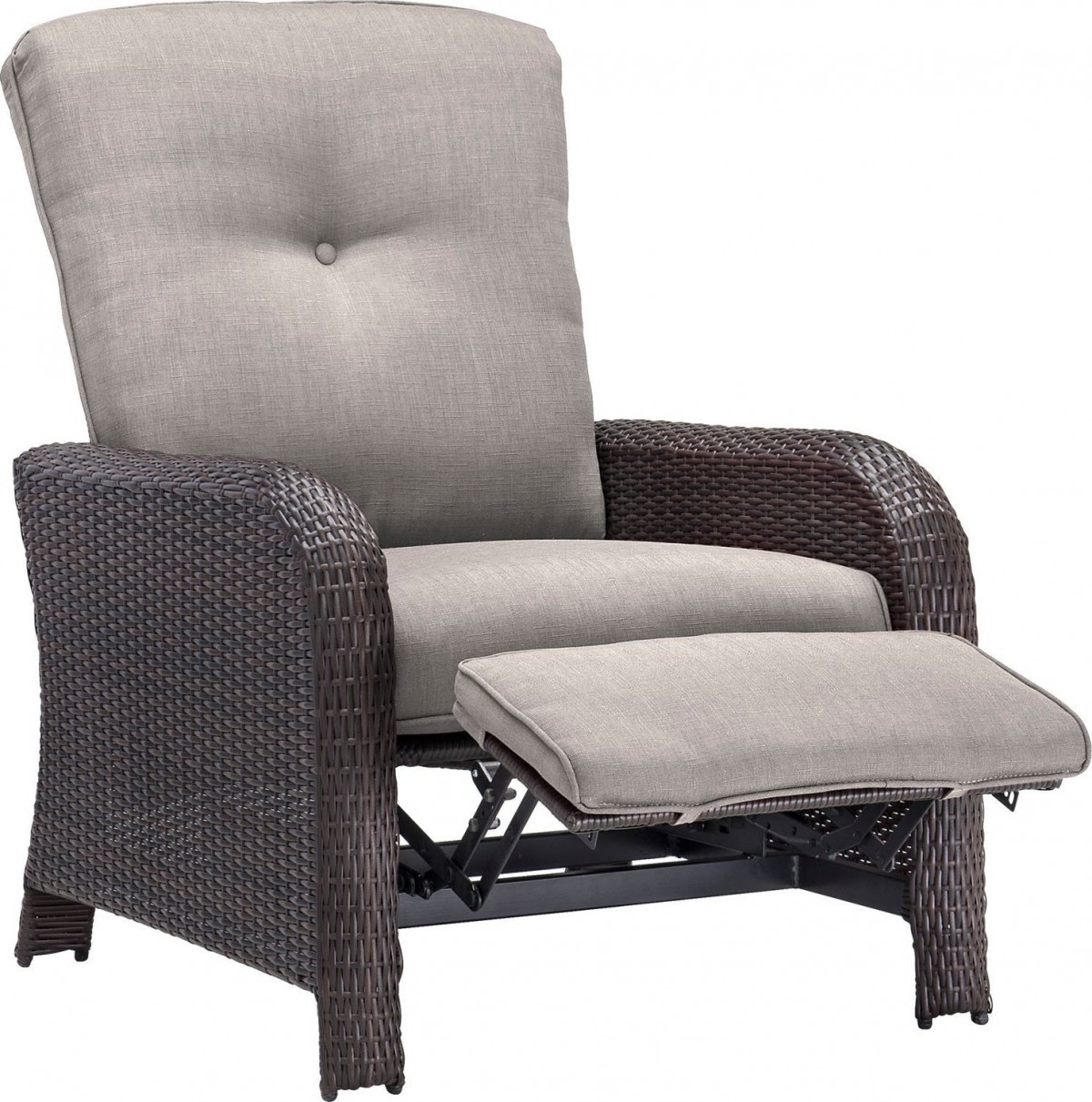 Hanover Strathmere Luxury Wicker Outdoor Recliner Chair