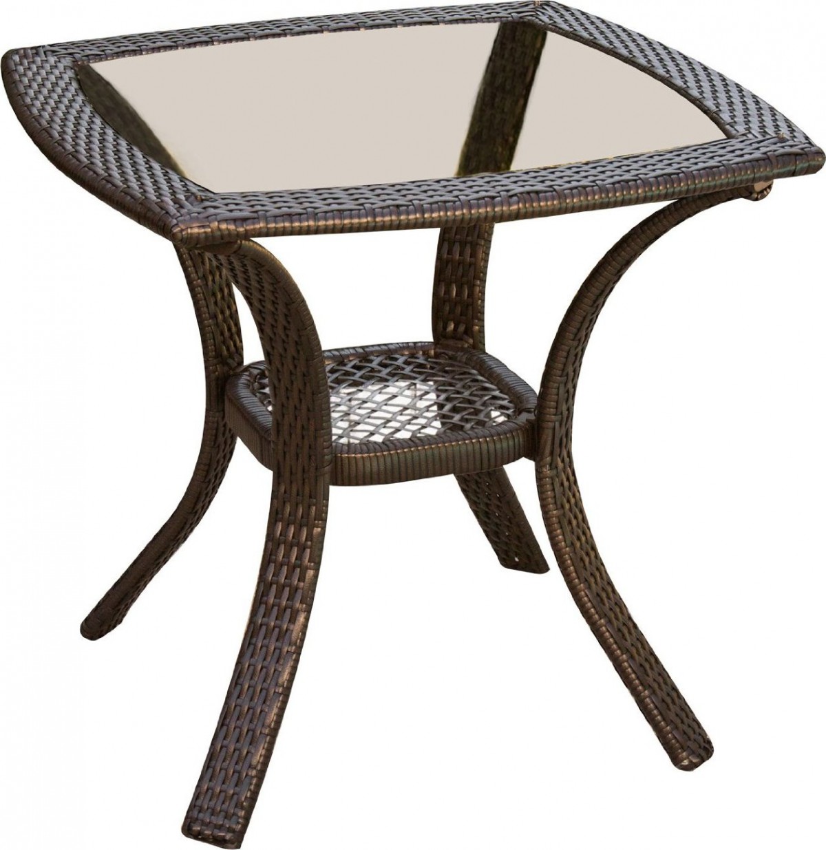 Hanover Orleans 3 Piece Outdoor Bistro Set with Swivel Glider Chairs