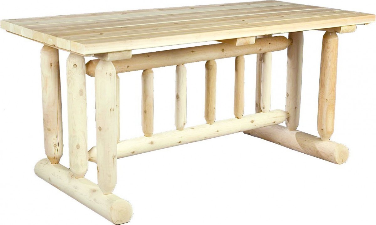 Cedarlooks Cedar Log Rustic Dining Table