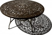 Strathwood St. Thomas Cast Aluminum Round Dining Table