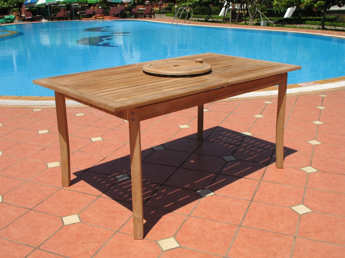 Pebble Lane Living 7 Piece Teak Patio Dining Set