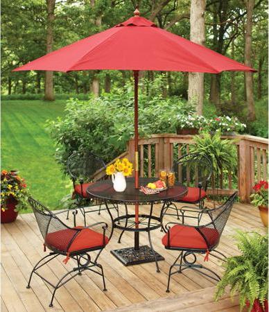 Better Homes and Gardens Clayton Court 5 Piece Wrought Iron Patio Dining Set