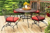 Better Homes and Gardens Clayton Court 5 Piece Wrought Iron Patio Dining Set