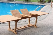 Grade-A Teak 117′ Wood Rectangular Outdoor Dining Table