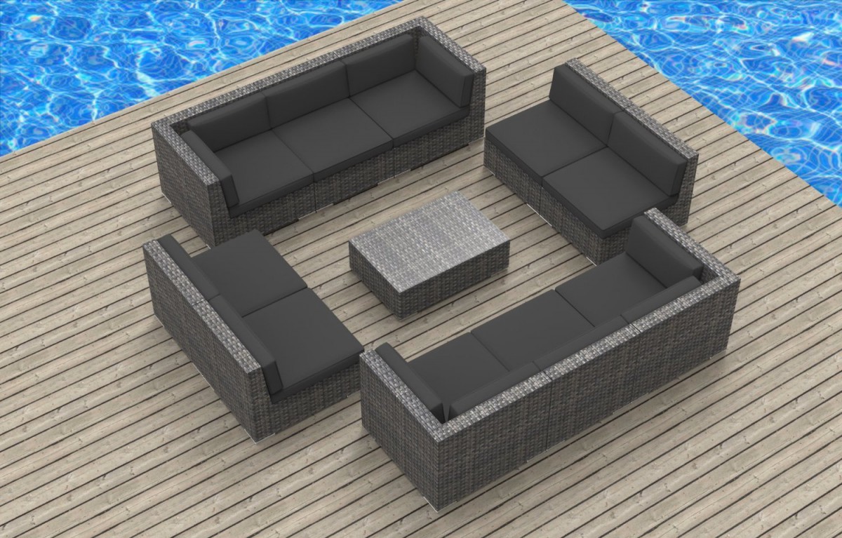 Urban Furnishing BERMUDA 11pc Outdoor Sectional Sofa Set