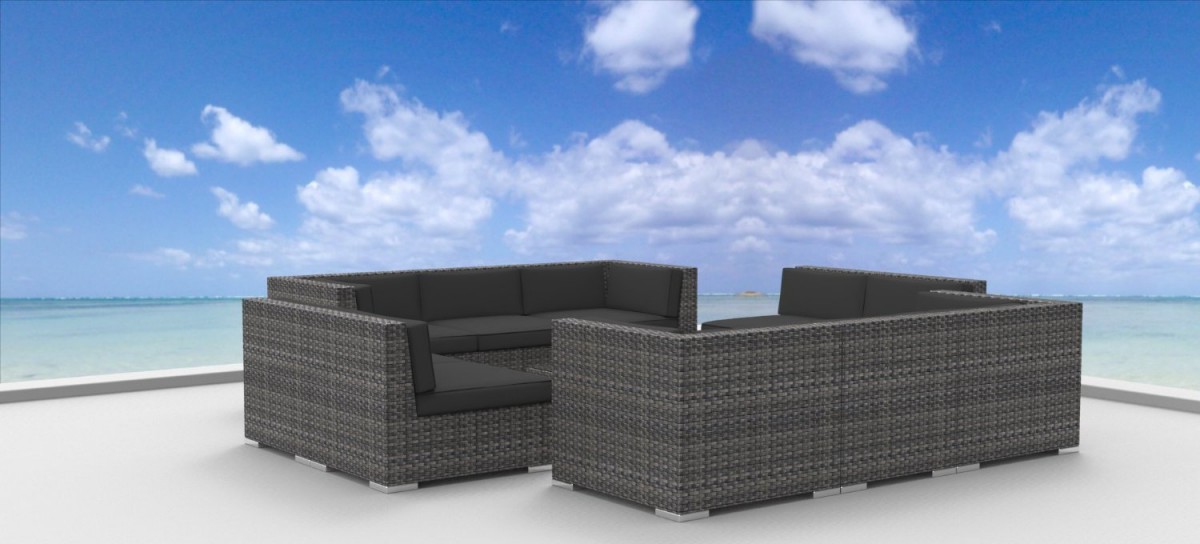 Urban Furnishing BERMUDA 11pc Outdoor Sectional Sofa Set