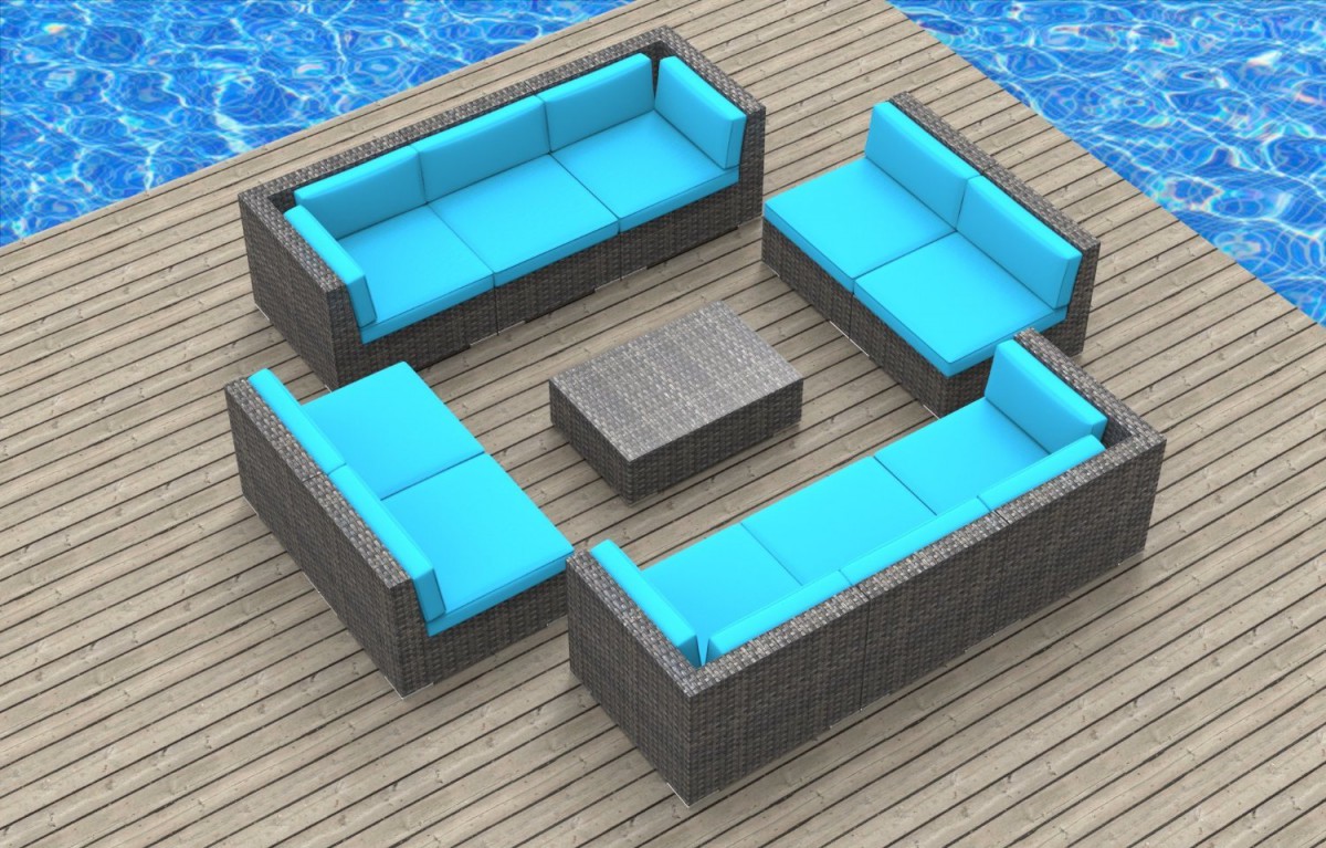 Urban Furnishing BERMUDA 11pc Outdoor Sectional Sofa Set