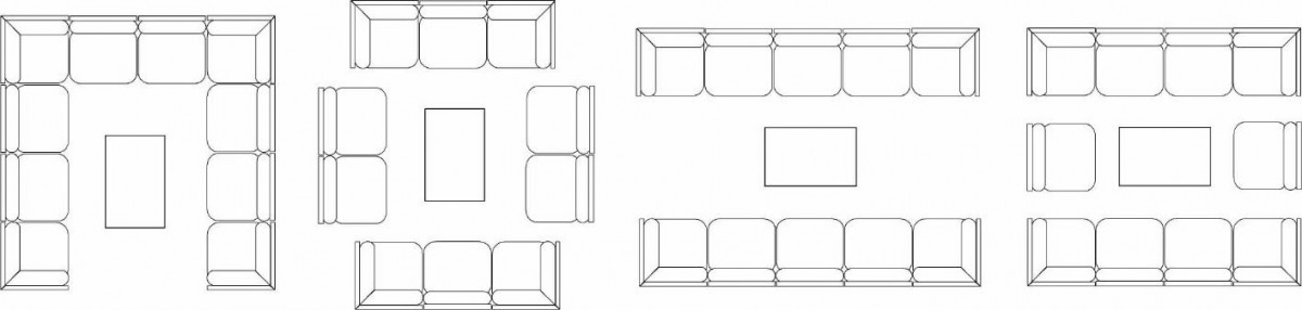 Urban Furnishing BERMUDA 11pc Outdoor Sectional Sofa Set