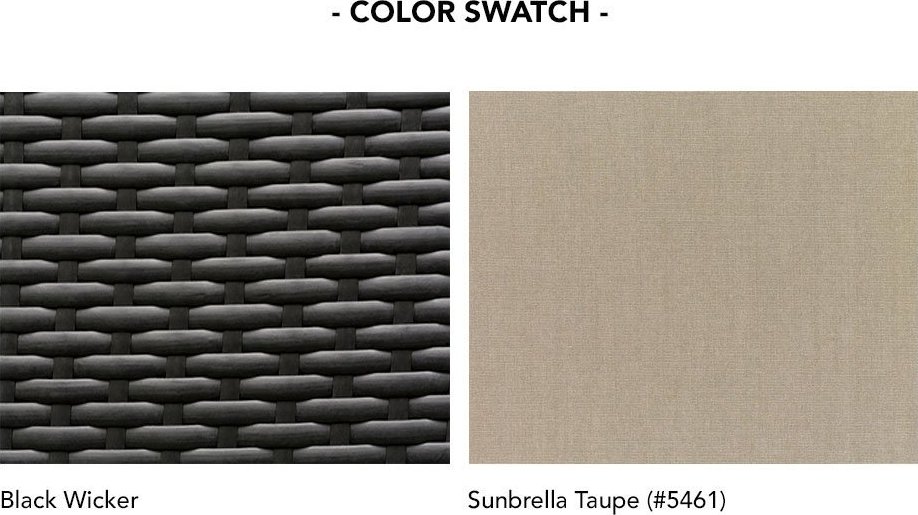 Ohana Collection 6pc Sunbrella Outdoor Sectional Sofa Set