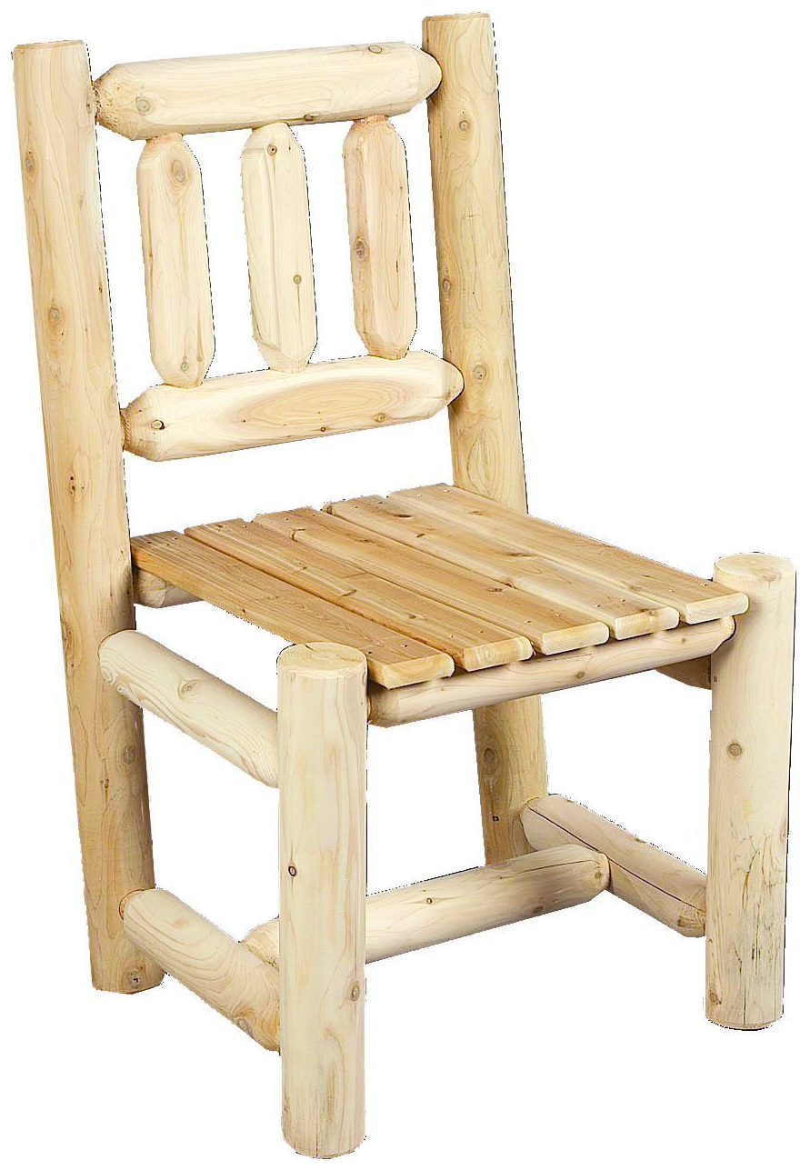 cedarlooks cedar log rustic dining chair