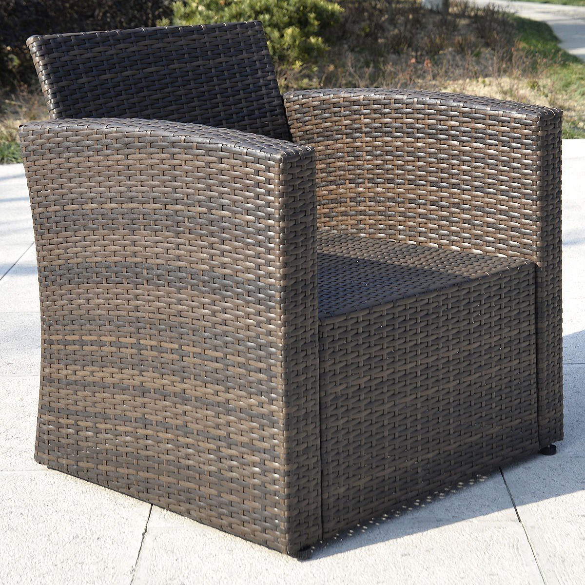 Giantex 4pc Wicker Sofa Outdoor Patio Furniture Set