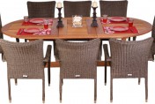 Amazonia Renaissance 9 Piece Patio Dining Set