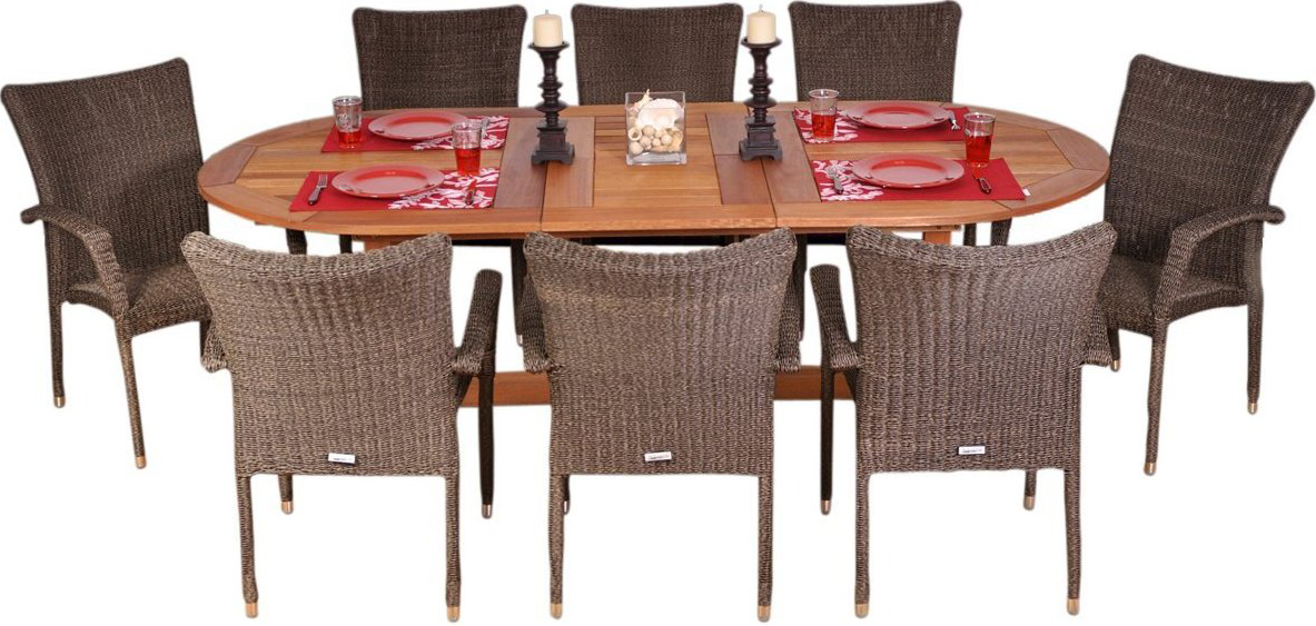 Amazonia Renaissance 9 Piece Patio Dining Set