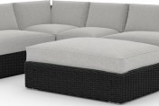 Toja Patio Furniture Turo 5 Piece Outdoor Sectional Sofa Set with Sunbrella Cushions