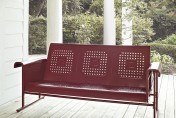 Crosley Metal Outdoor Glider Bench Sofa