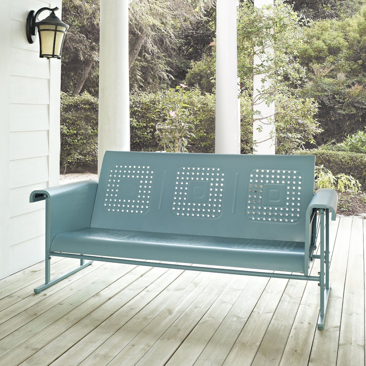 Crosley Metal Outdoor Glider Bench Sofa