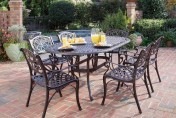 Home Styles Biscayne 7-Piece Cast Aluminum Outdoor Dining Set