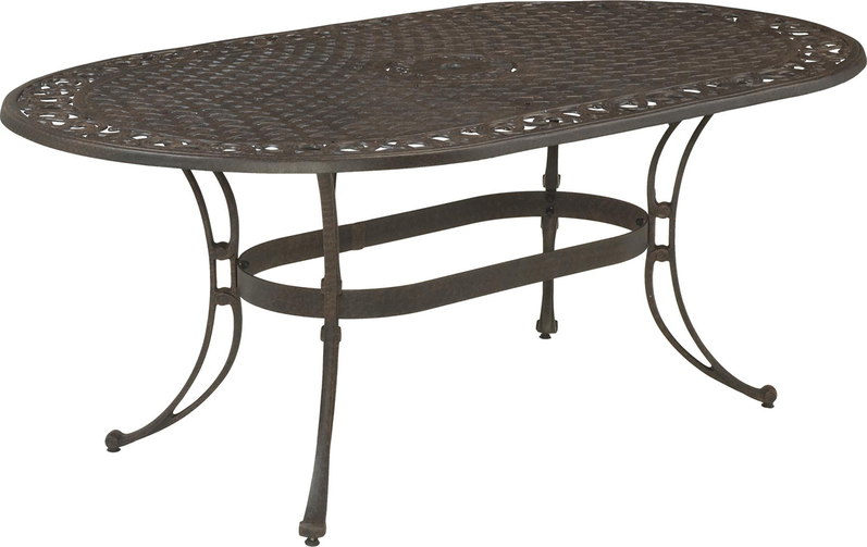 Home Styles Biscayne 7-Piece Cast Aluminum Outdoor Dining Set