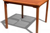 Vifah Ibiza Stacking Square Outdoor Dining Table