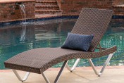 Manuela Ergonomic Wicker Outdoor Chaise Lounge Chair