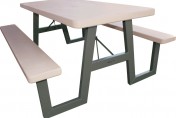 Lifetime 60030 W-Frame 6 Foot Folding Picnic Table Bench