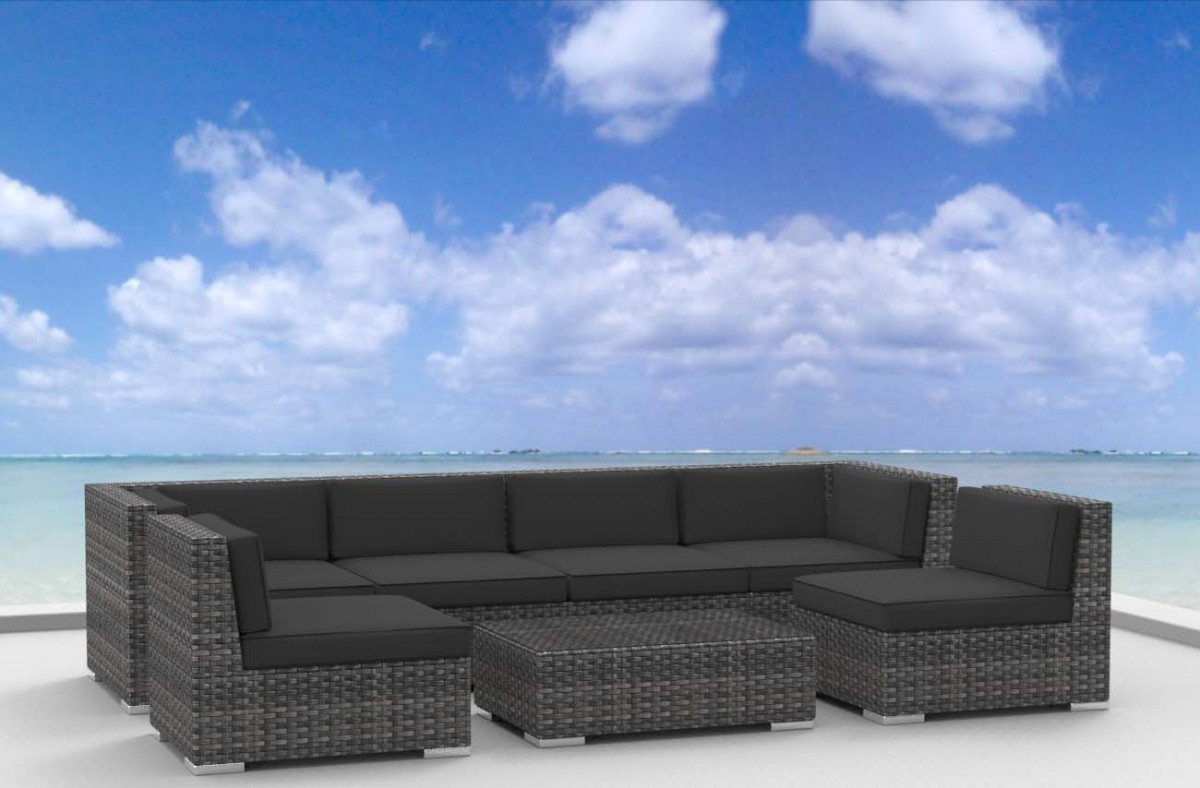 Urban Furnishing OAHU 7pc Outdoor Sectional Sofa Set