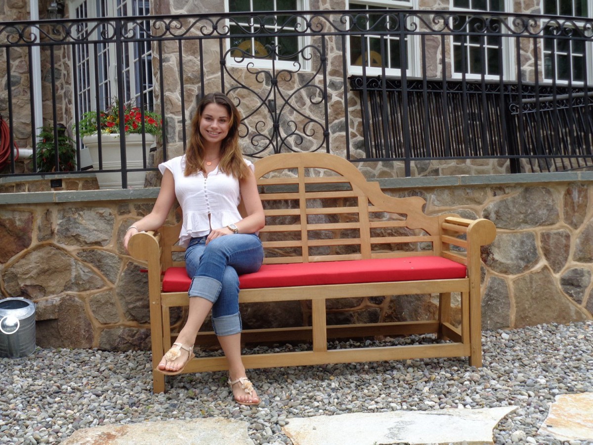 Lutyens Bench in Grade A Teak by Windsor Teak Furniture