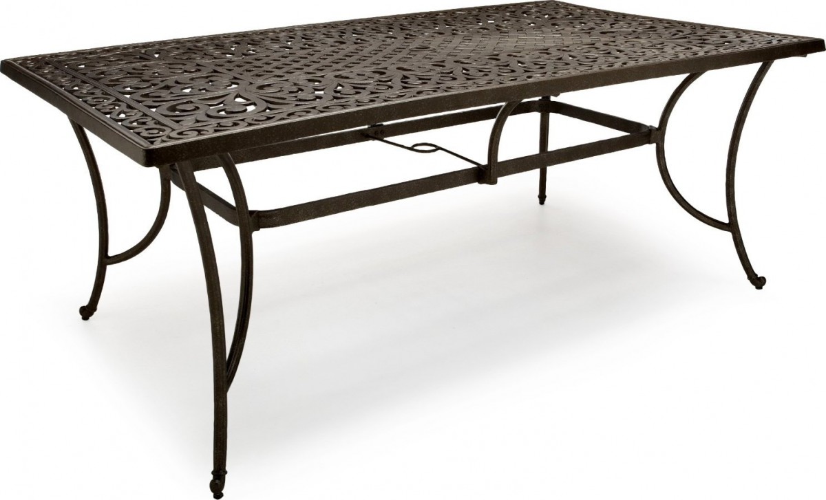 Strathwood St. Thomas Cast Aluminum Rectangular Patio Table