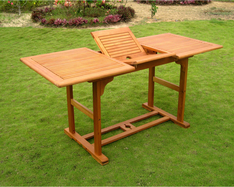 International Caravan Royal Tahiti Butterfly Leaf Patio Table