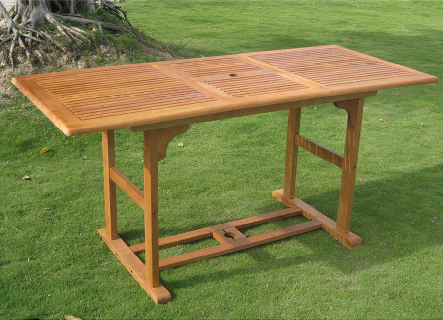 International Caravan Royal Tahiti Butterfly Leaf Patio Table