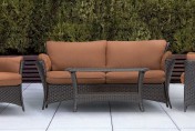 Hanover Strathmere Allure 4 Piece Wicker Outdoor Conversation Set