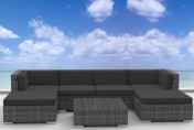 Urban Furnishing MAUI 7pc Outdoor Sectional Sofa Set