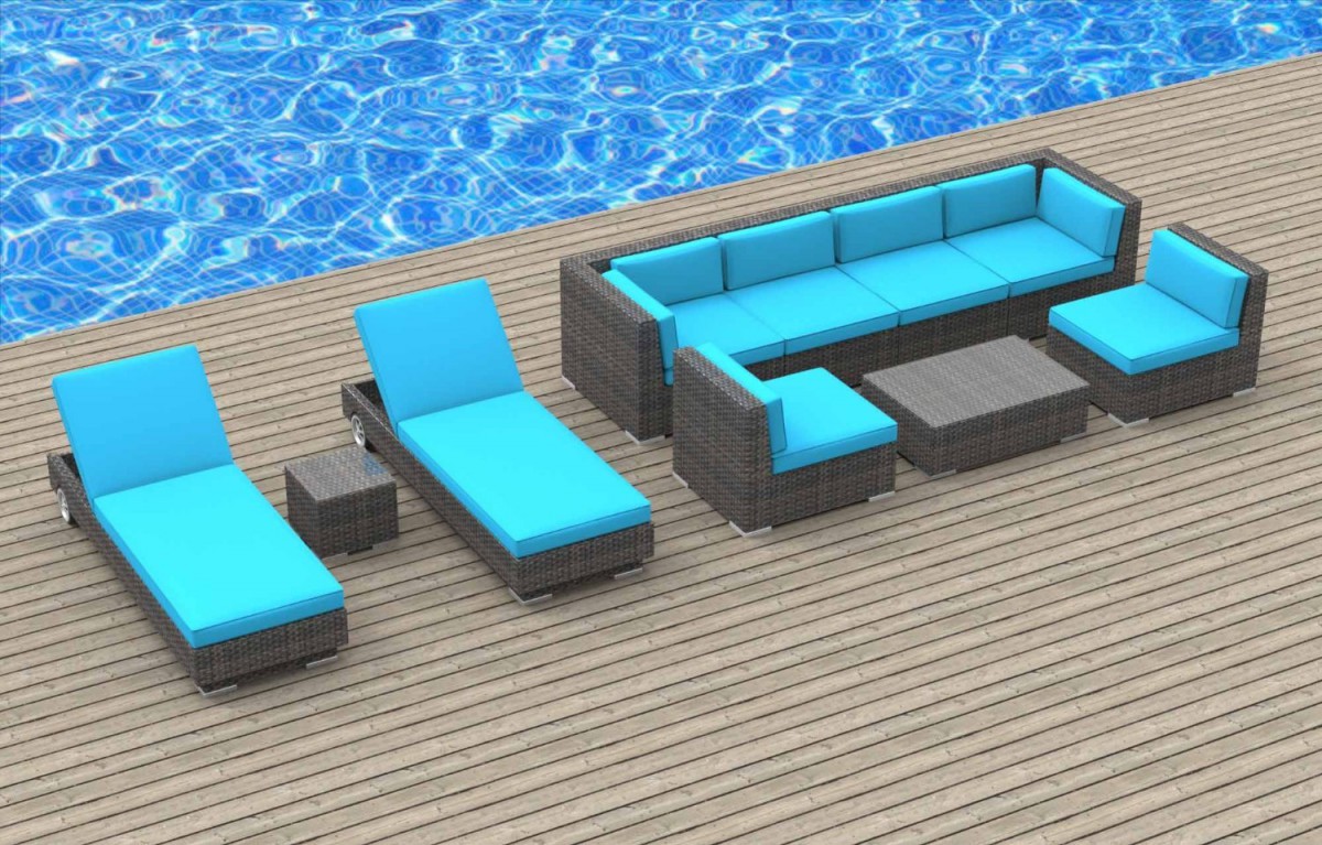 Urban Furnishing IBIZA 10pc Outdoor Sectional Sofa Set