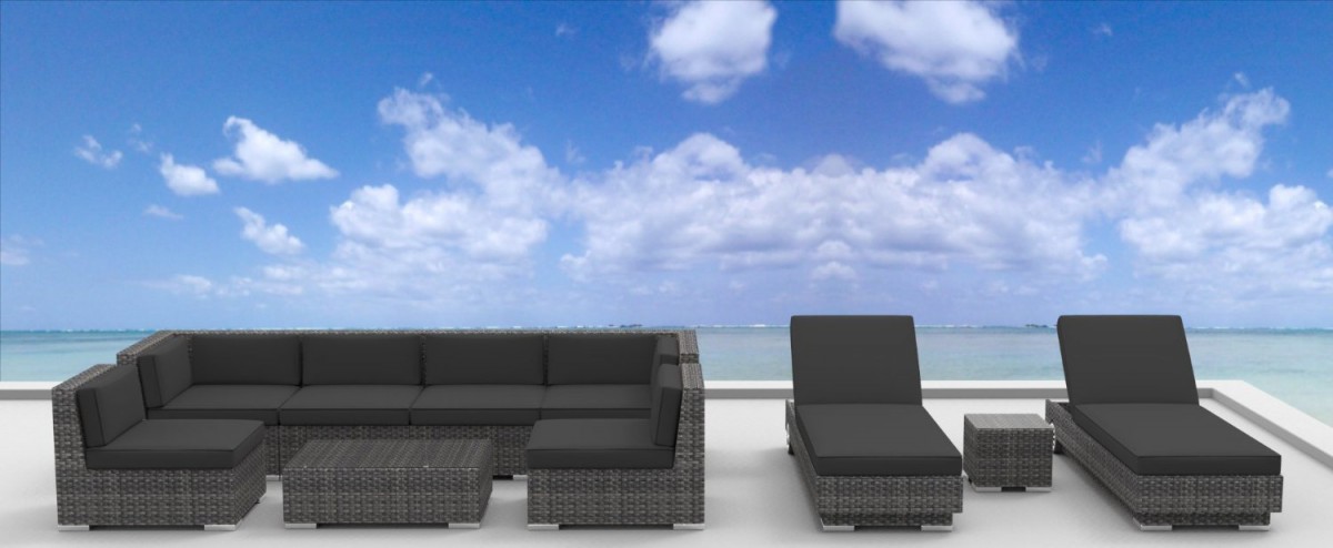 Urban Furnishing IBIZA 10pc Outdoor Sectional Sofa Set
