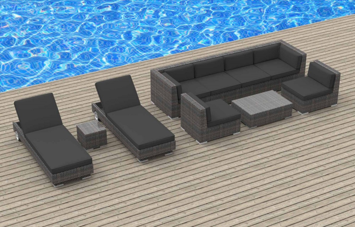 Urban Furnishing IBIZA 10pc Outdoor Sectional Sofa Set