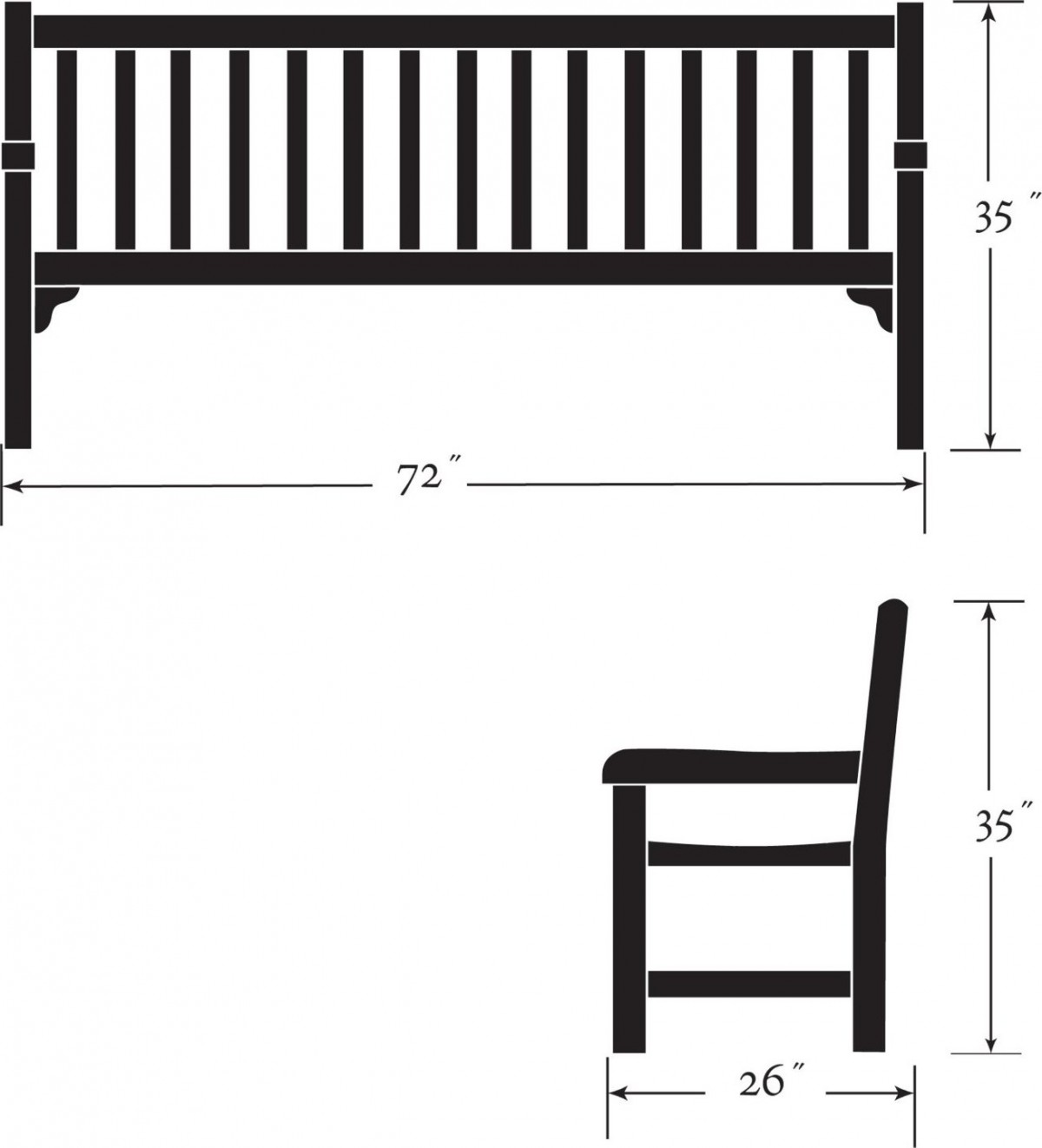 Oxford Garden Essex Curved Shorea Outdoor Teak Bench