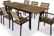 Urban Furnishing 9 Piece Polywood Outdoor Patio Dining Set