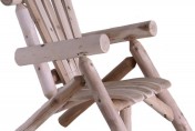 Lakeland Mills Outdoor Rustic Cedar Log Lounge Chair