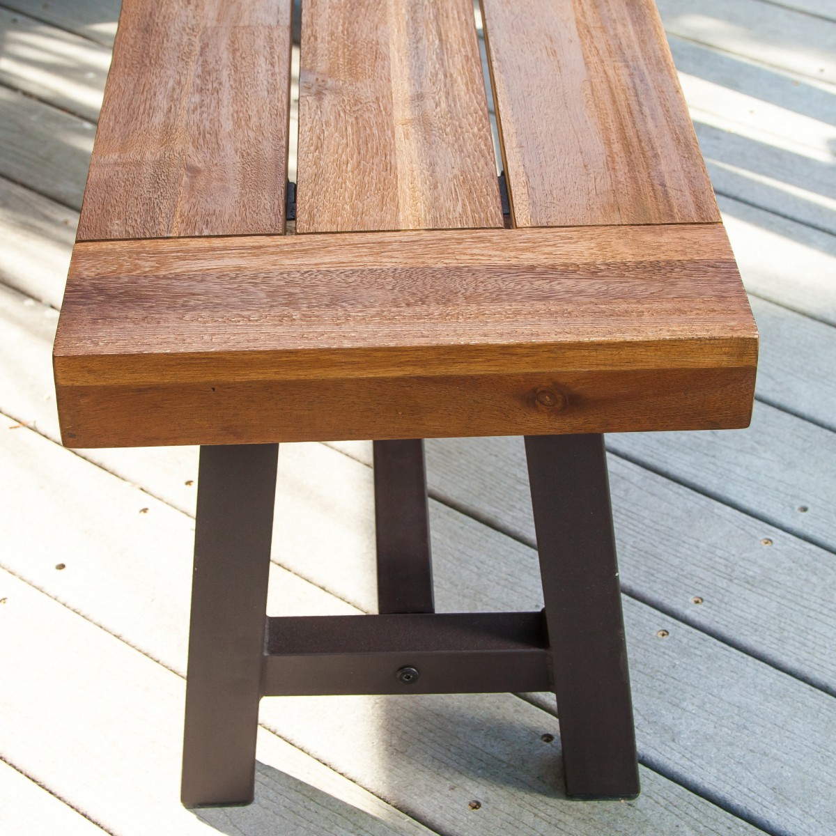 Bowman Wood Picnic Table Set with Detached Benches